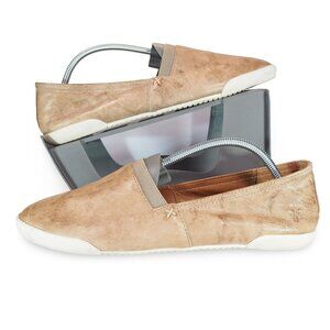 FRYE Melanie Slip-on Leather Sneakers Women's 8.5M Burnished Antiqued Tan